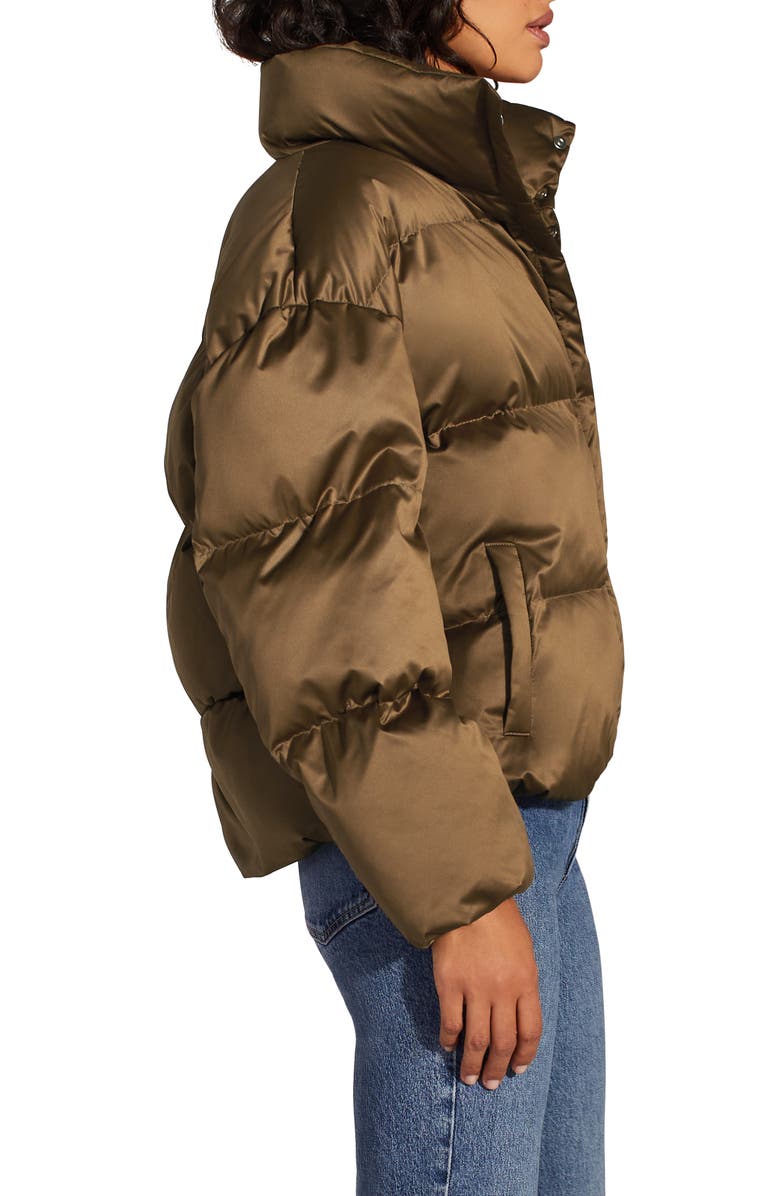 Favorite Daughter The Favorite Quilted Puffer Jacket, Alternate, color, Bronze