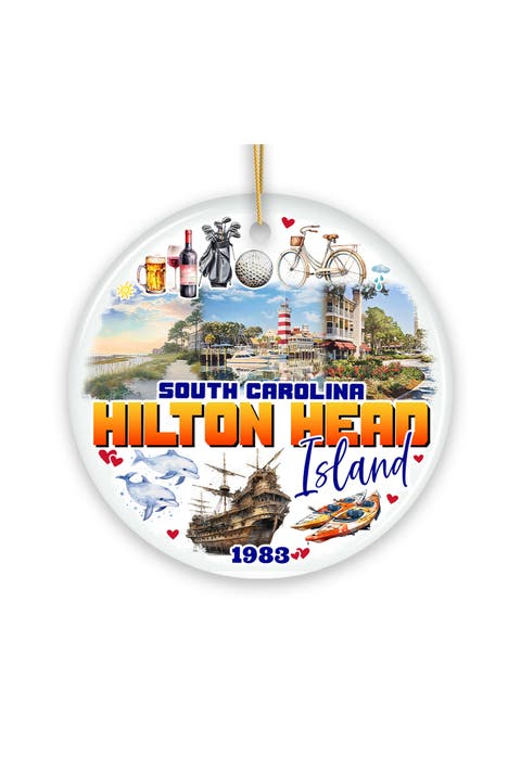 Hilton Head Island Lighthouse Ornament - Version 1