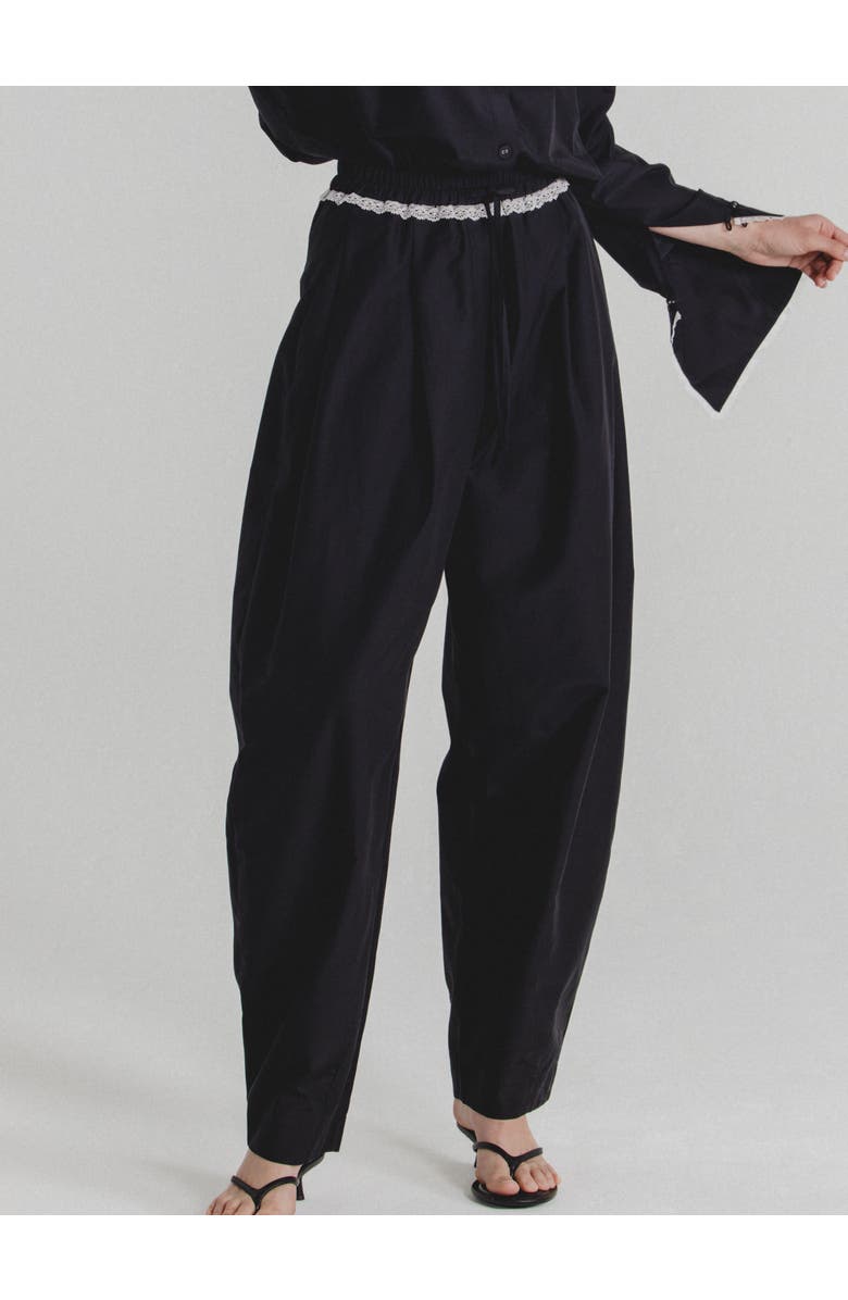 Alas Silk Cotton Pants, Main, color, Black