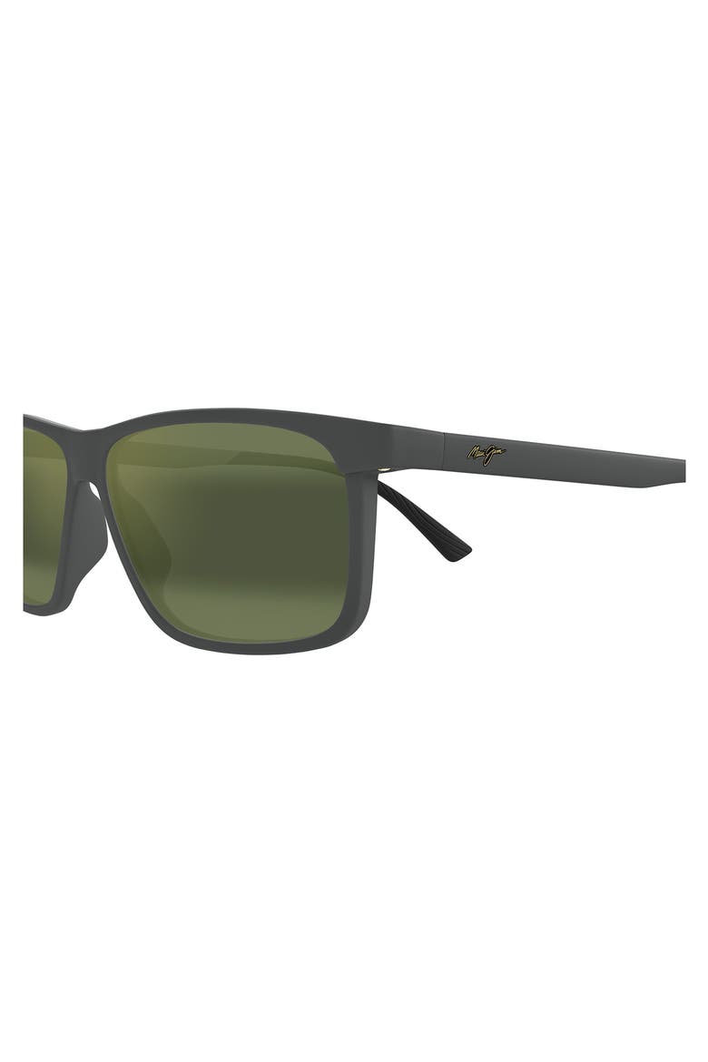 Pulama 53mm PolarizedPlus2® Rectangular Sunglasses, Alternate, color, GREY