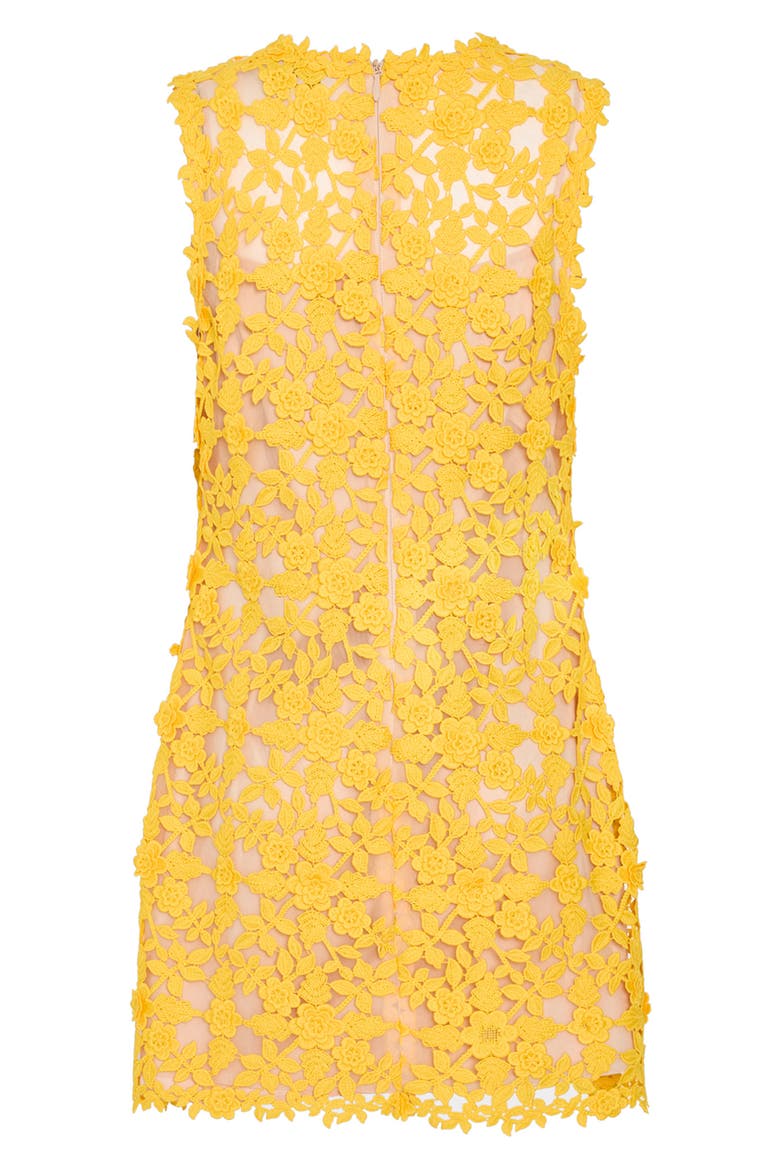 Ivette Lace Minidress, Alternate, color, YELLOW