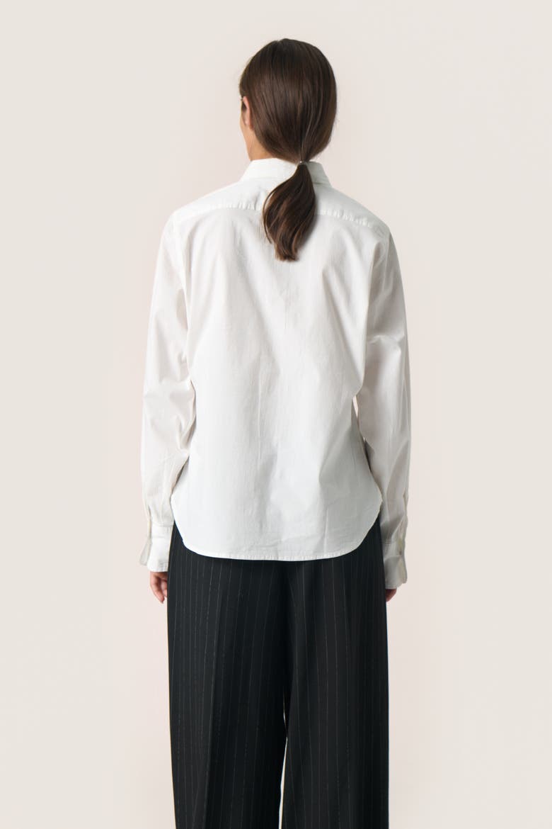 SLAlonna Loose Fit Long Sleeves Shirt, Alternate, color, Whisper White