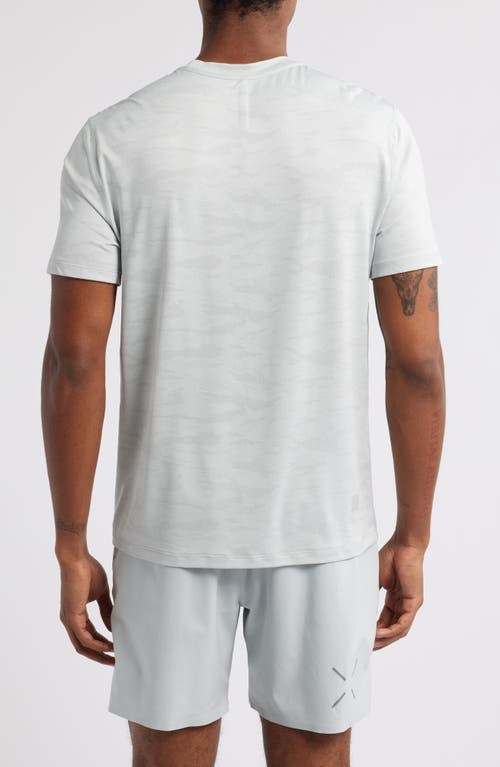 Ten Thousand Camouflage Knit Performance T-shirt In Light Grey