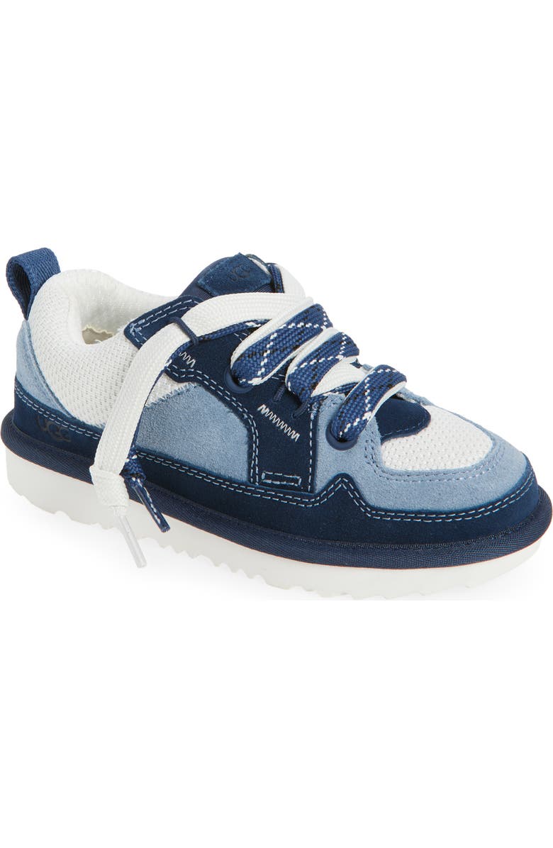 UGG<sup>®</sup> Kids' Lo Lowmel Sneaker, Main, color, Deep Ocean / Whale