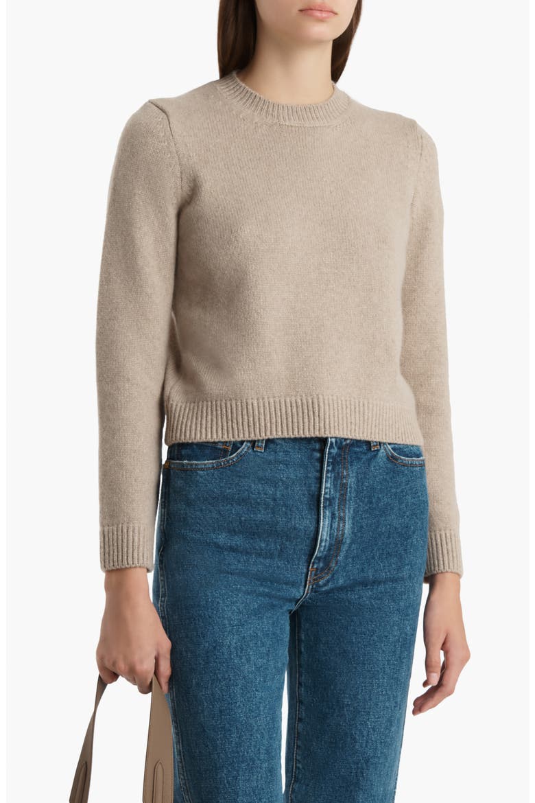 Leta Cashmere Sweater, Alternate, color, PUTTY