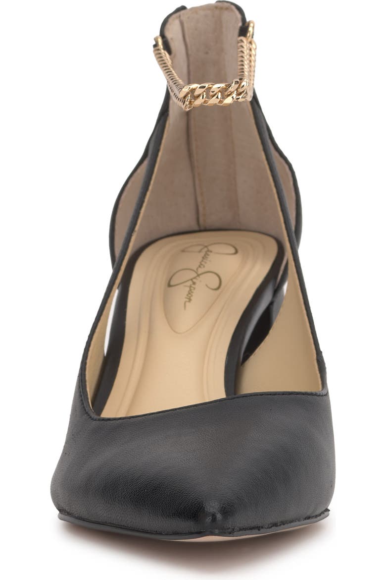 Jessica Ragg Jessica Simpson Sylan Chain Ankle Strap Pointed Toe Pump (Women ...