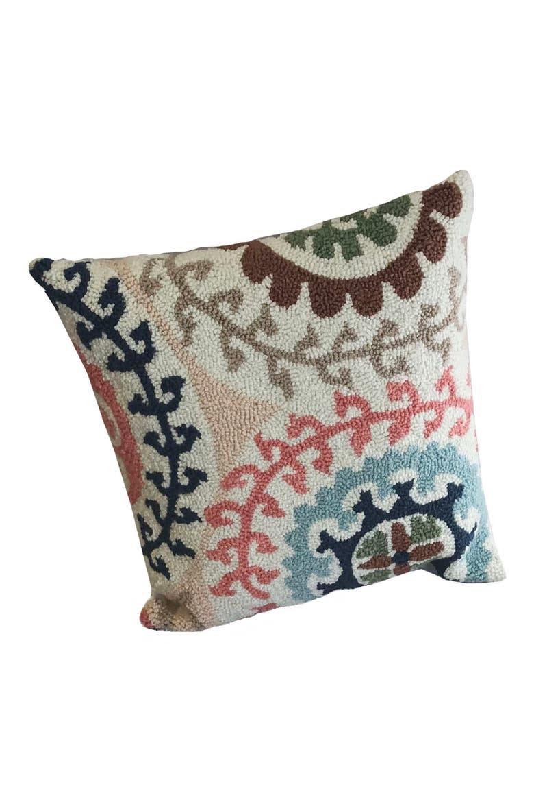 Shayla Birch Indoor/Outdoor Throw Pillow, Main, color, BROWN/CREAM/MULTI