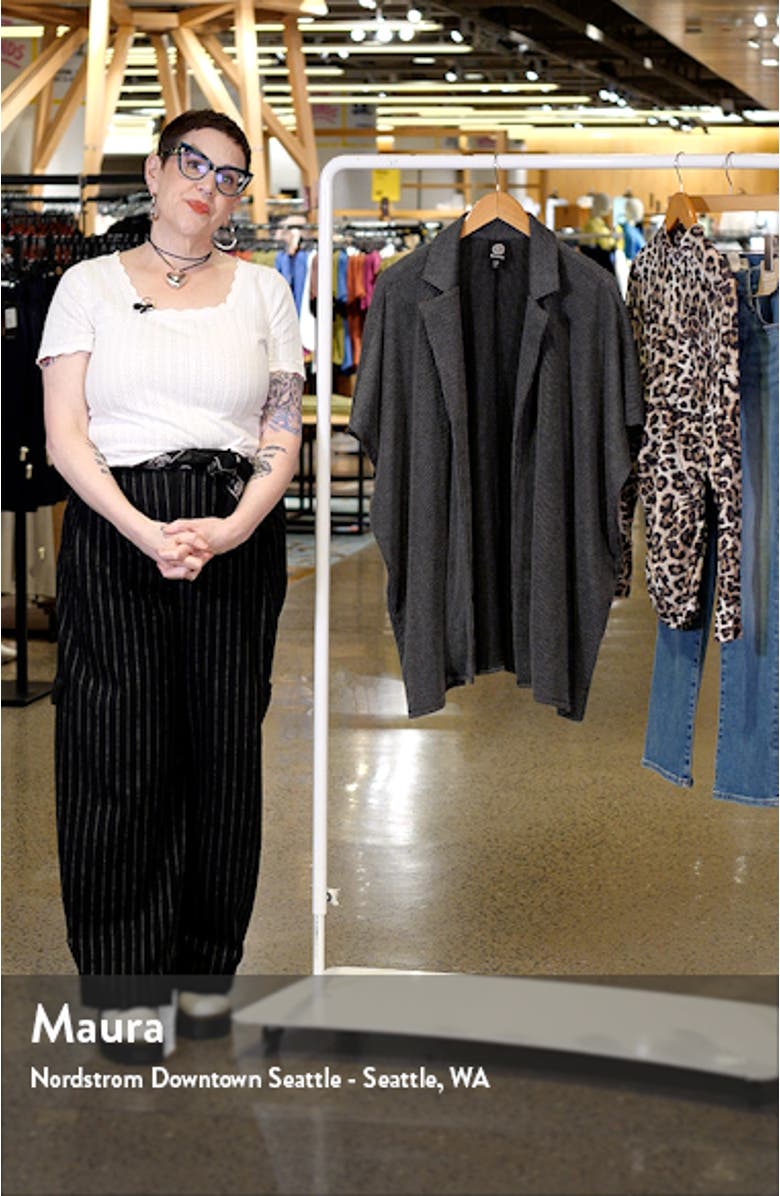 Jacquard Balloon Sleeve Sweater, sales video thumbnail