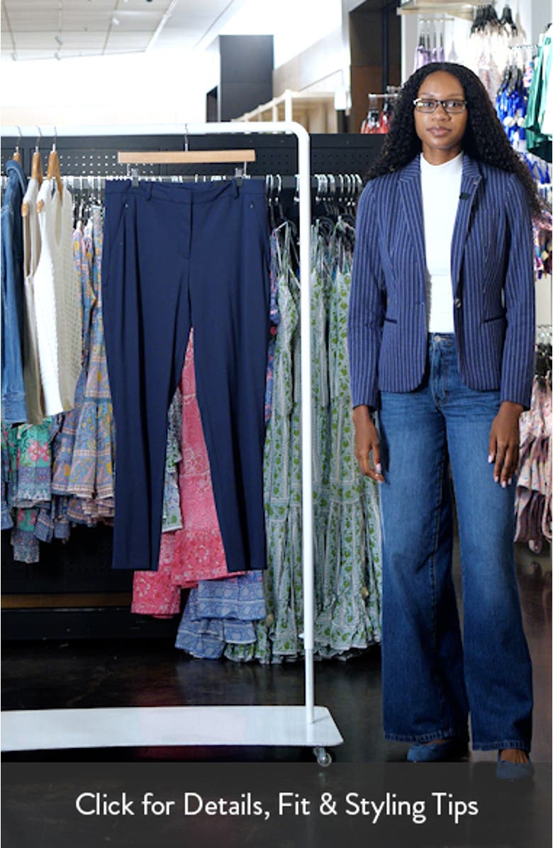 Athletic Stretch Flat Front Pants, sales video thumbnail