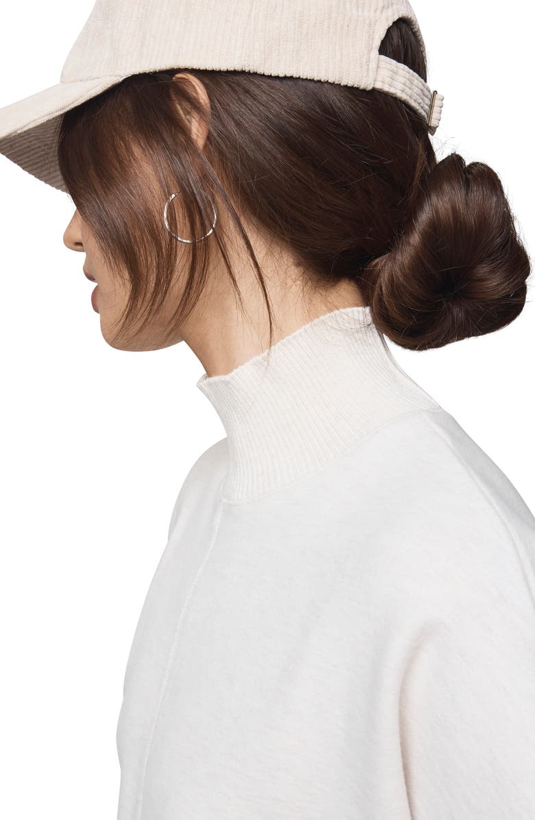 Splendid Winslow Mock Neck Pullover, Alternate, color, Pale Oak Heather