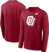 Nike Men's Nike Crimson Oklahoma Sooners Alternate Logo Long Sleeve T-Shirt