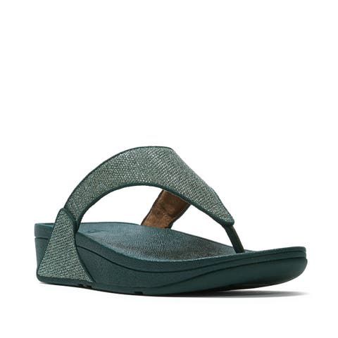 Lulu Shimmerglitz Toe Post Sandals