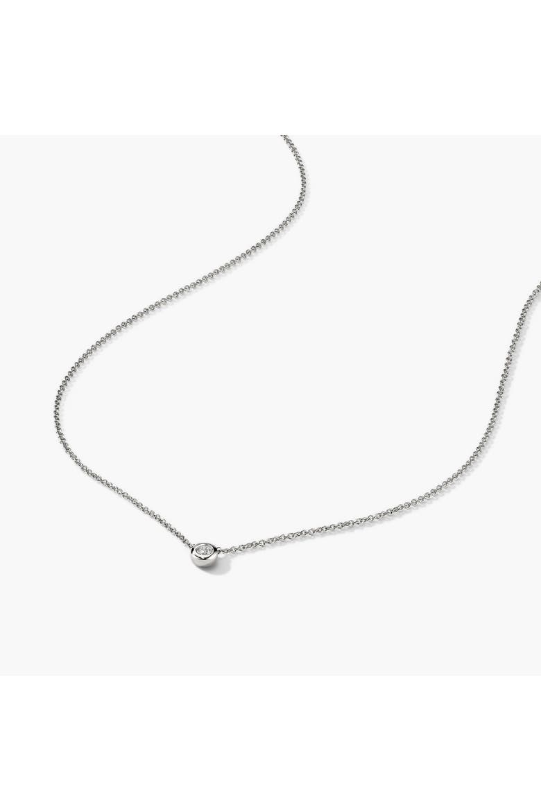 Diamond Necklace, Alternate, color, White Gold