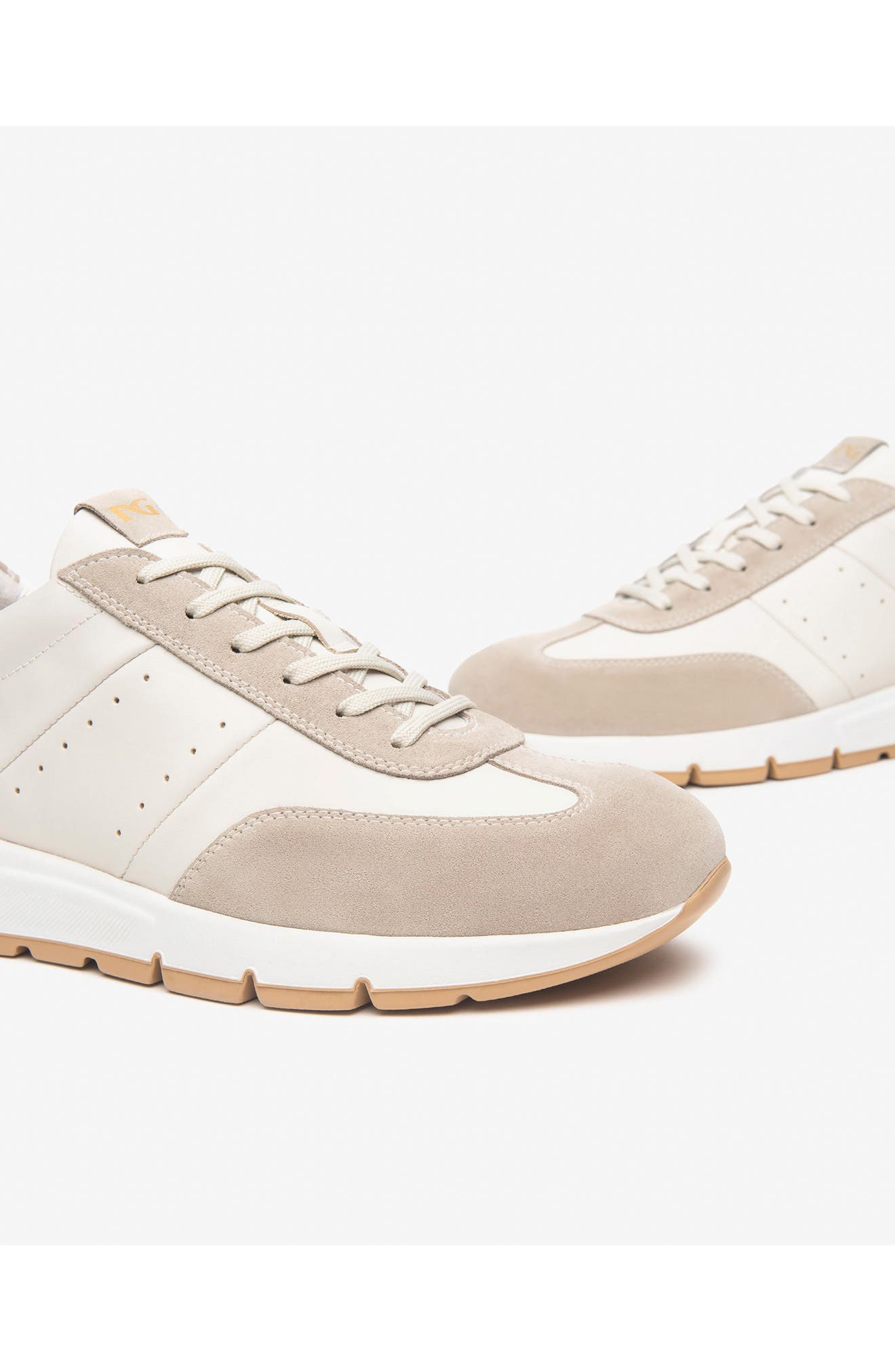 NeroGiardini Low Top Sneaker, Alternate, color, Beige/ Taupe