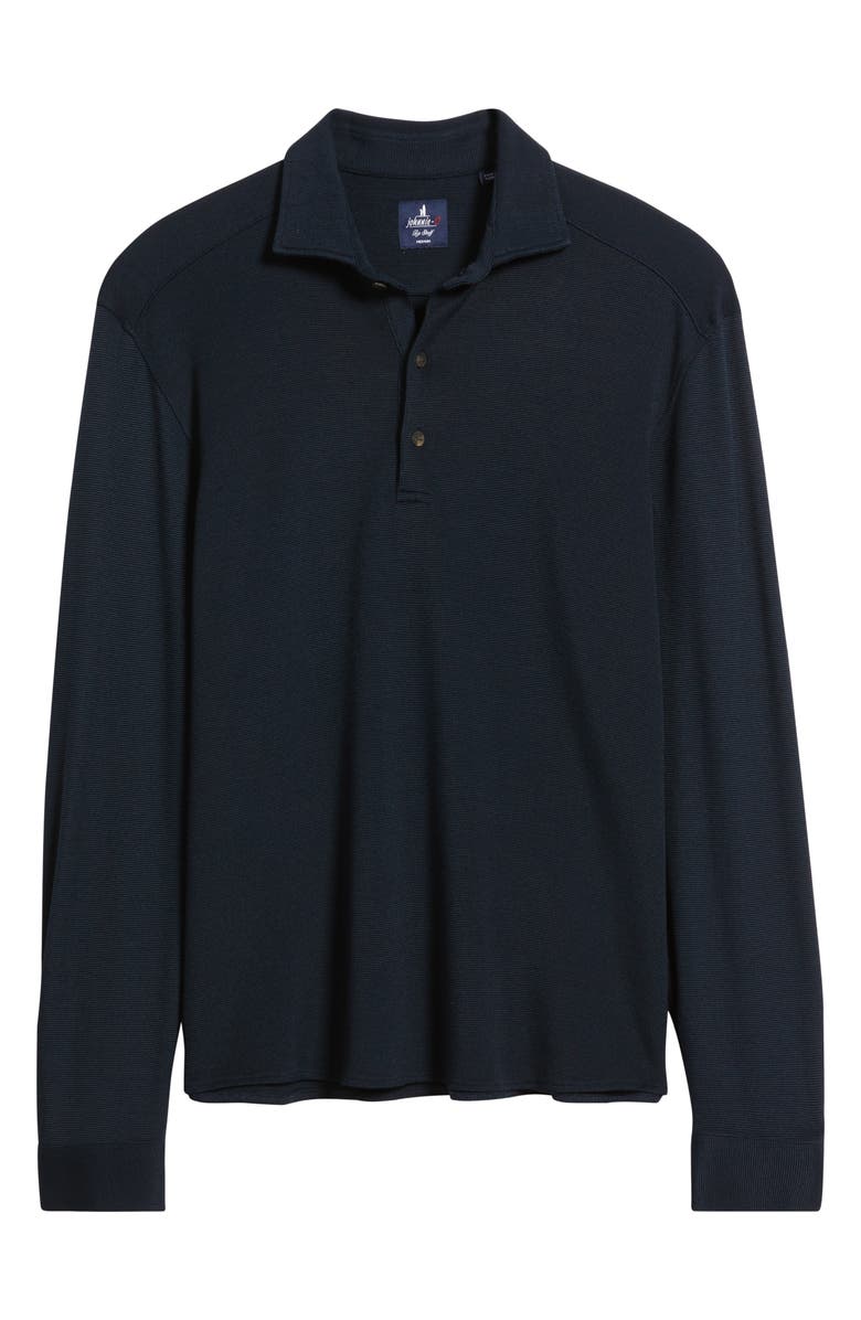 johnnie-O Highburry Long Sleeve Performance Polo, Alternate, color, Navy