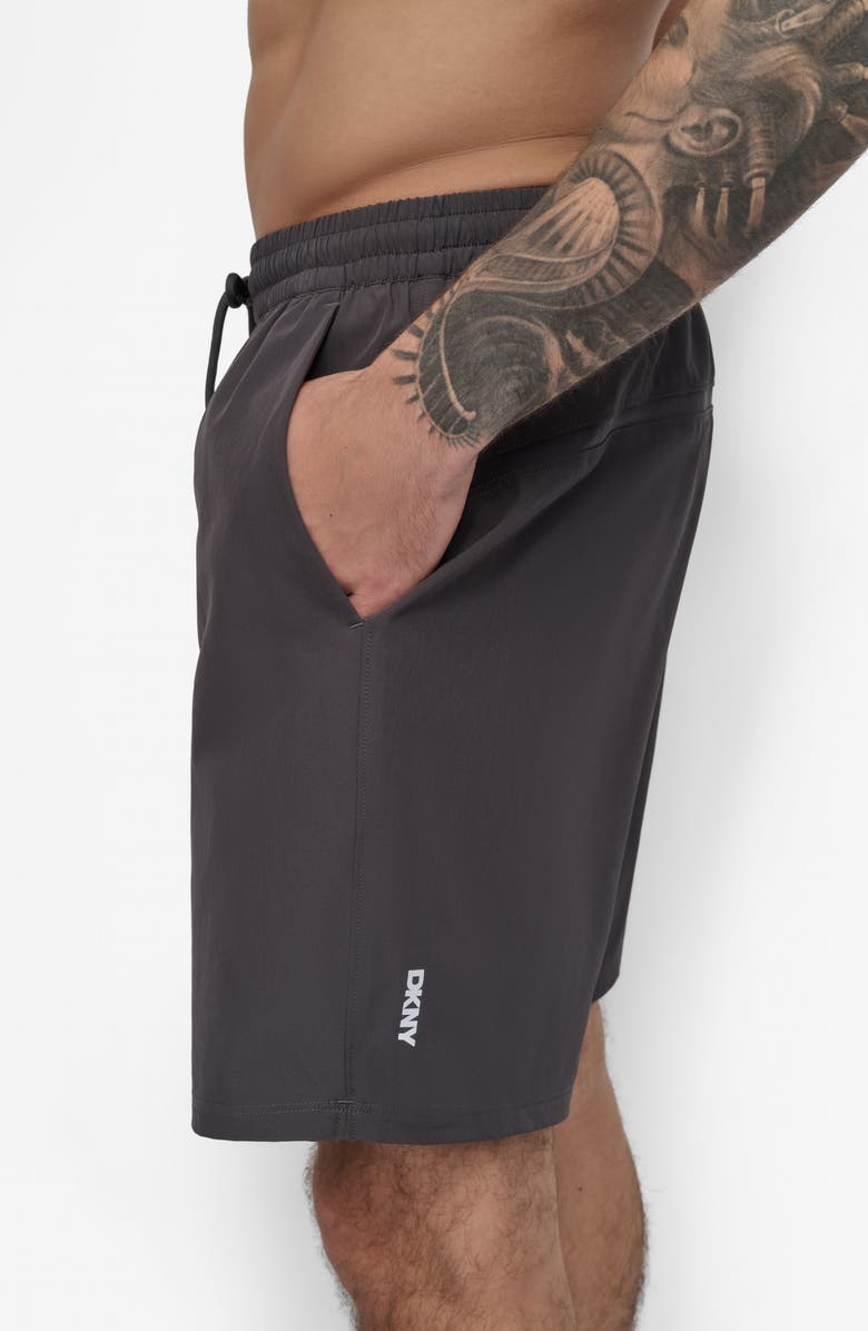 DKNY Core Volley Swim Trunks, Alternate, color, 