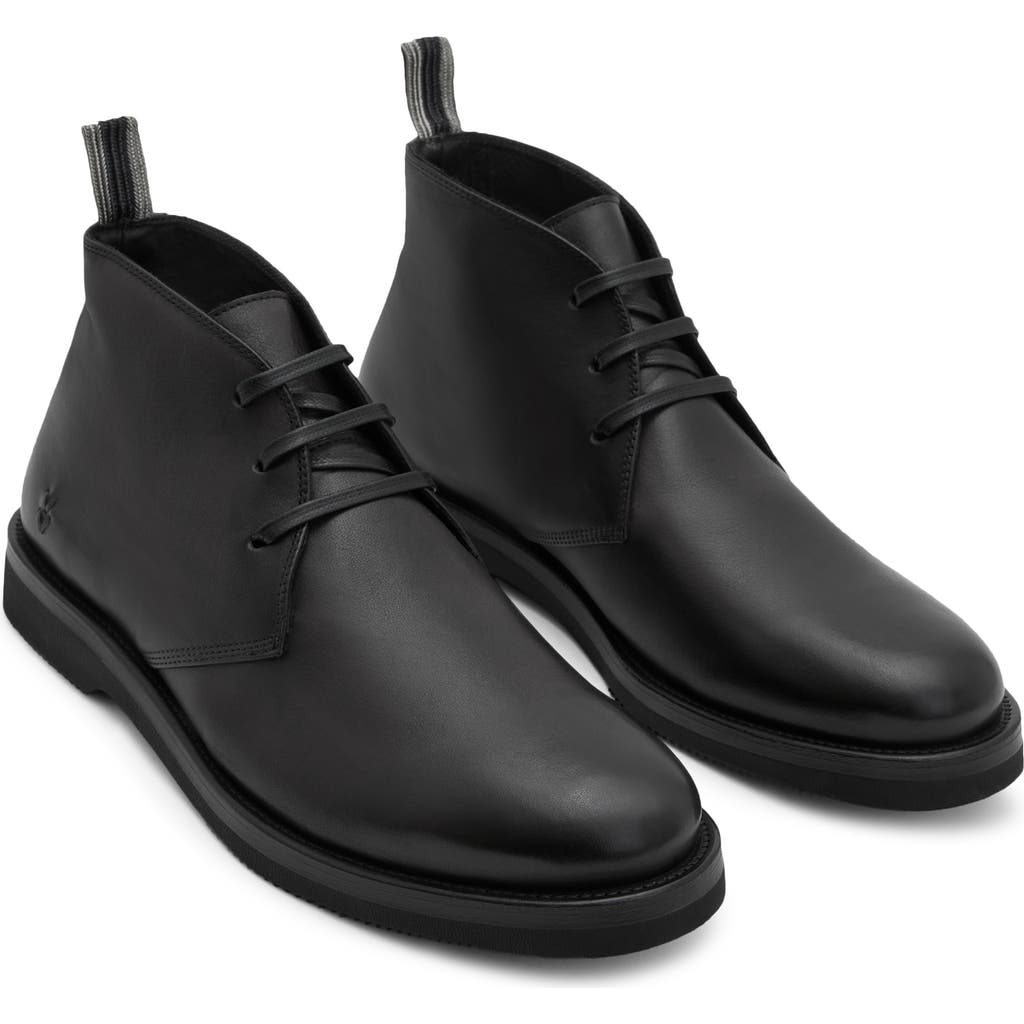 John Varvatos Varick Leather Chukka Boot In Black