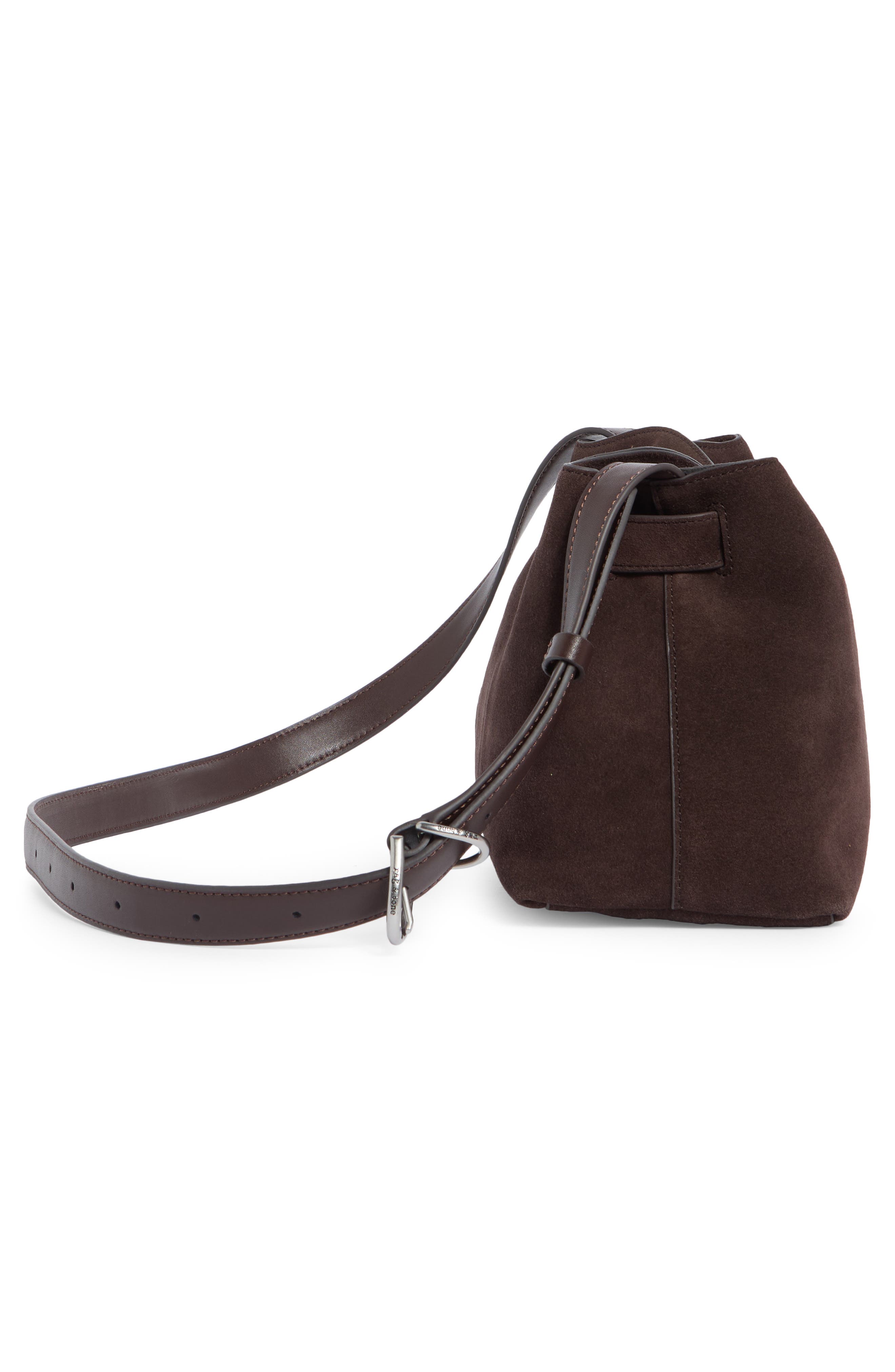Taylor Leather Shoulder Bag, Alternate, color, CHOCOLATE