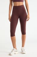 Zella Studio Luxe High Waist Capri Leggings