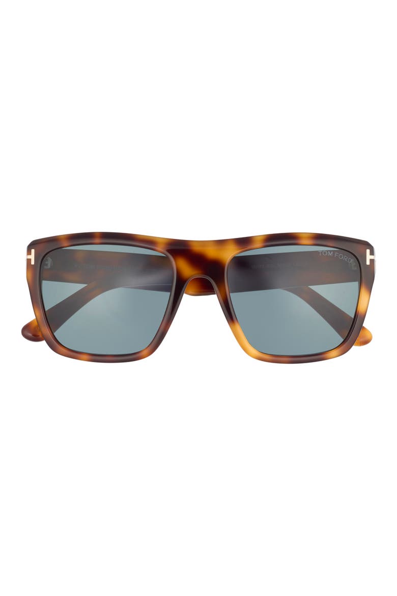 59mm Square Sunglasses, Main, color, BLONDE HAVANA / BLUE