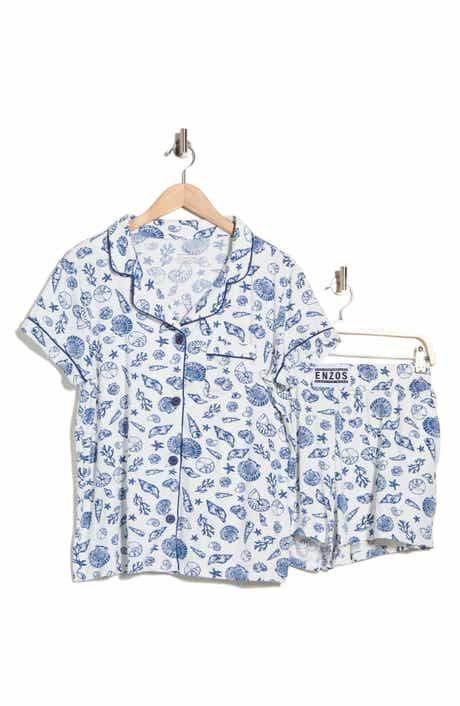 ENZOS INACTIVE WEAR Dixie Short Pajamas