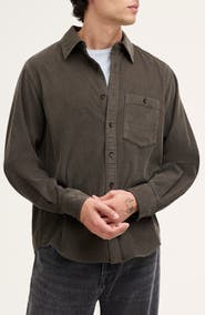 Madewell Corduroy Long Sleeve Button Up Shirt