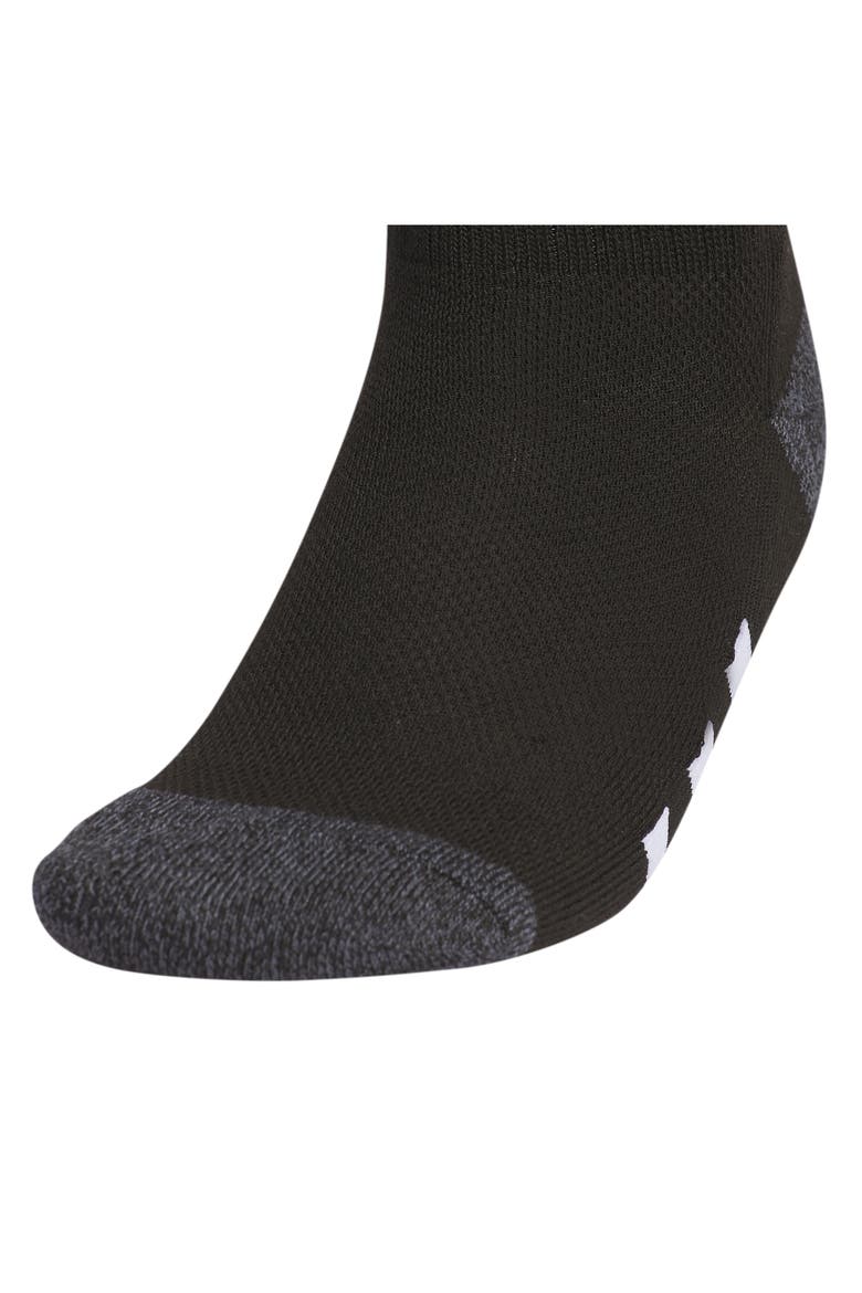 Kids' Athletic Cushioned Crew Socks - Pack of 6, Alternate, color, BLACK/ ONIX GREY/ WHITE