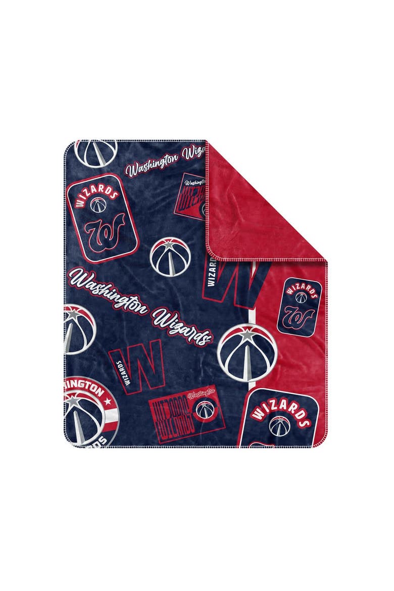 Washington Wizards 50" x 60" Dream Weave Throw Blanket, Alternate, color, Navy