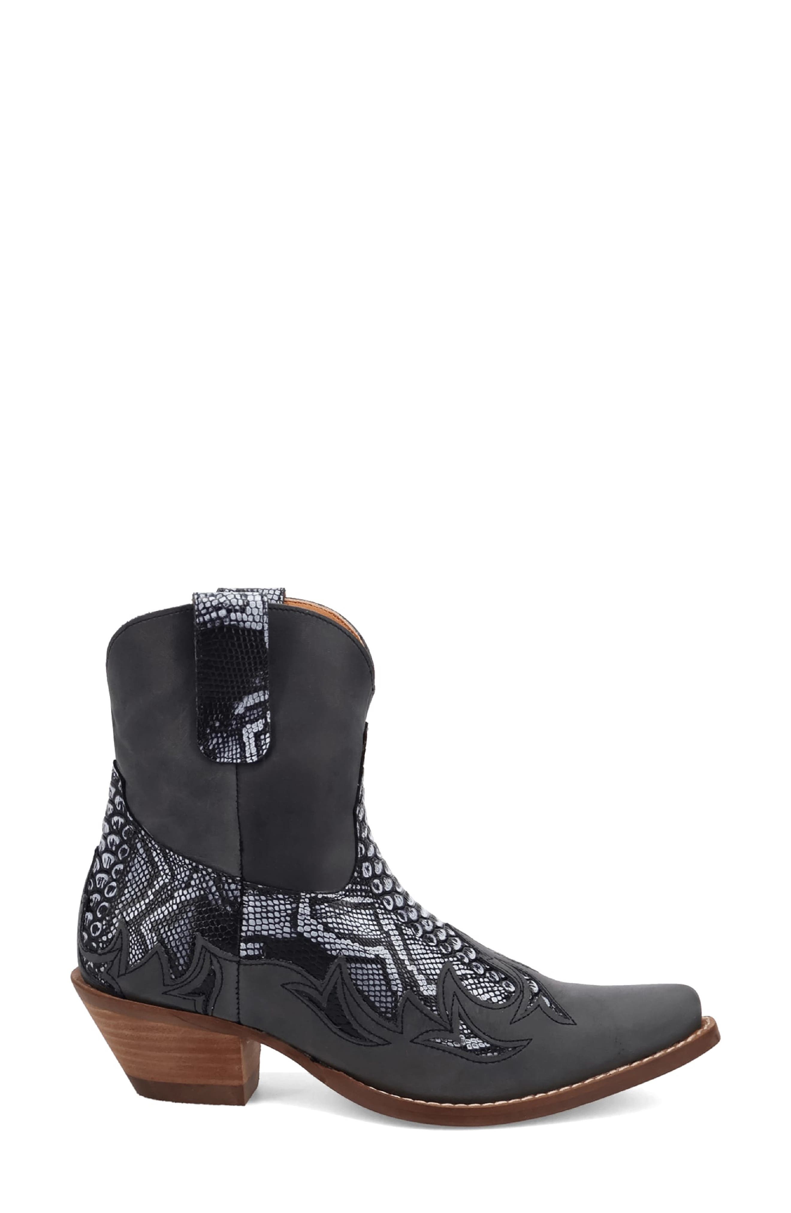 Dingo Cobra Kiss Western Boot, Alternate, color, Black