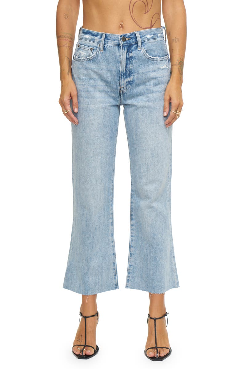 Pistola Stevie Raw Hem Ankle Flare Jeans, Main, color, 