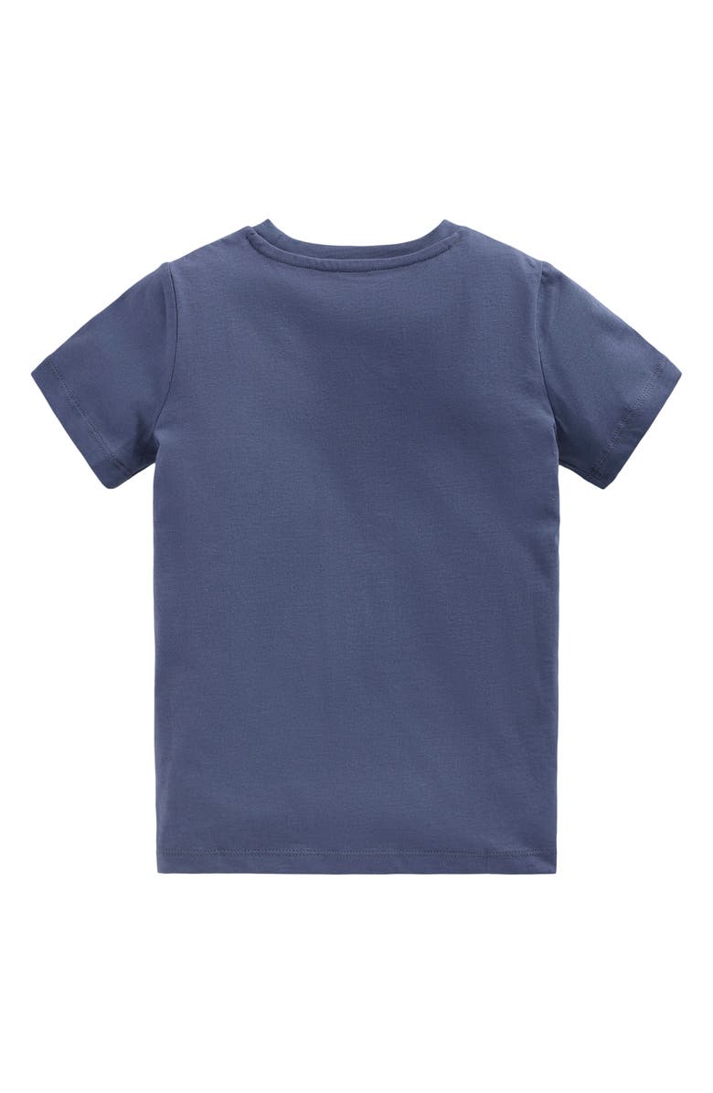 Mini Boden Kids' Lizards Glow in the Dark Graphic T-Shirt, Alternate, color, Vintage Indigo Lizards