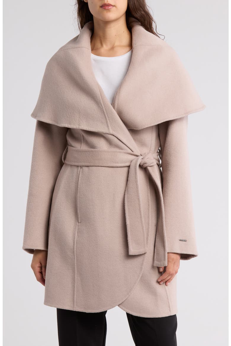 Marilyn Wool Blend Coat, Main, color, SOFT ALMOND