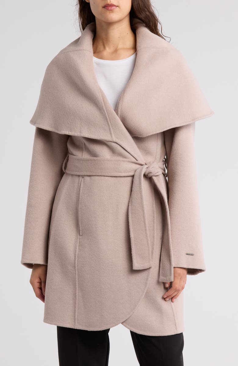 Tahari Marilyn Wool Blend Coat, Main, color, 