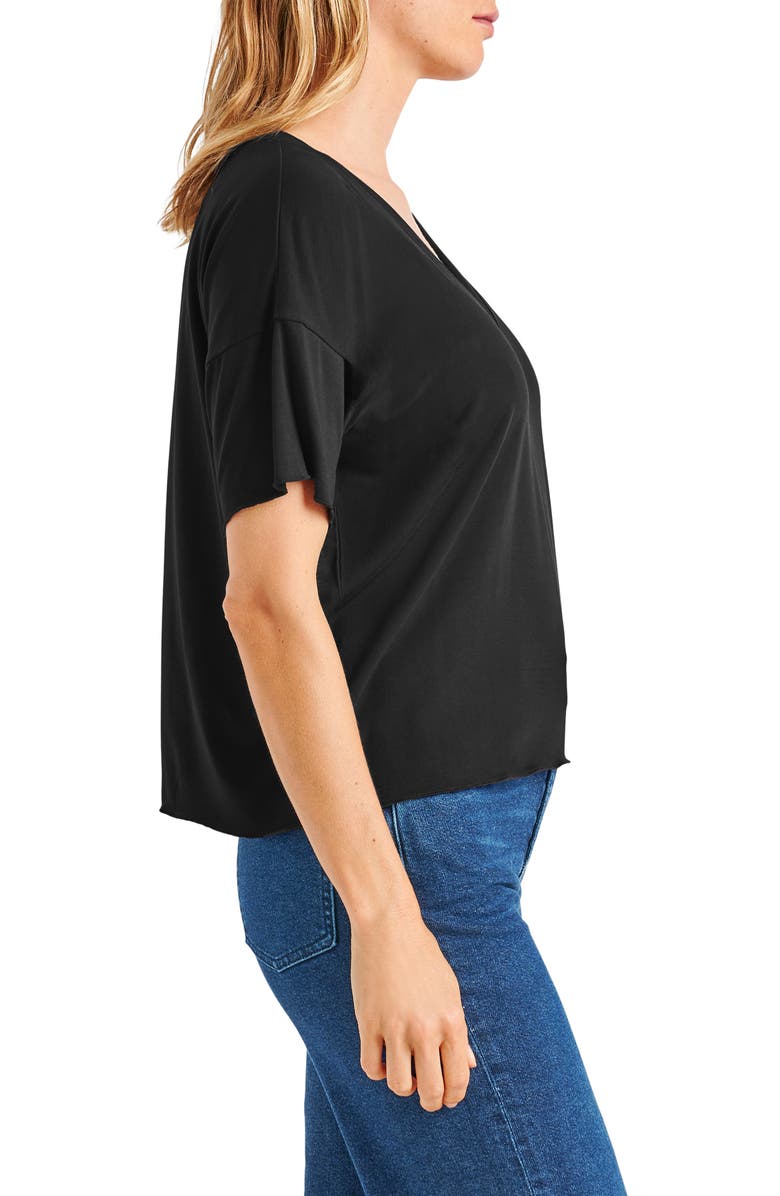 Splendid V-Neck Short Sleeve Tee, Alternate, color,