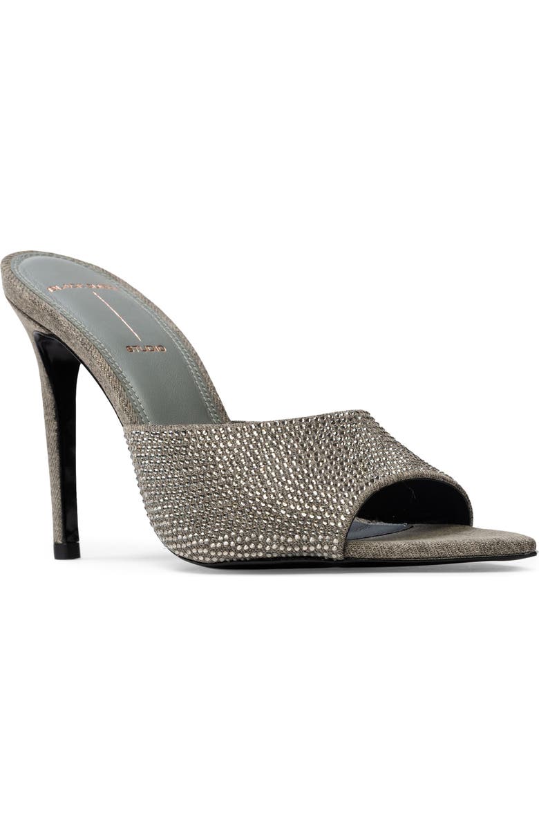 BLACK SUEDE STUDIO Bella Embellished Sandal, Main, color,