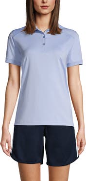 Lands' End School Uniform Young  Short Sleeve Rapid Dry Polo Shirt