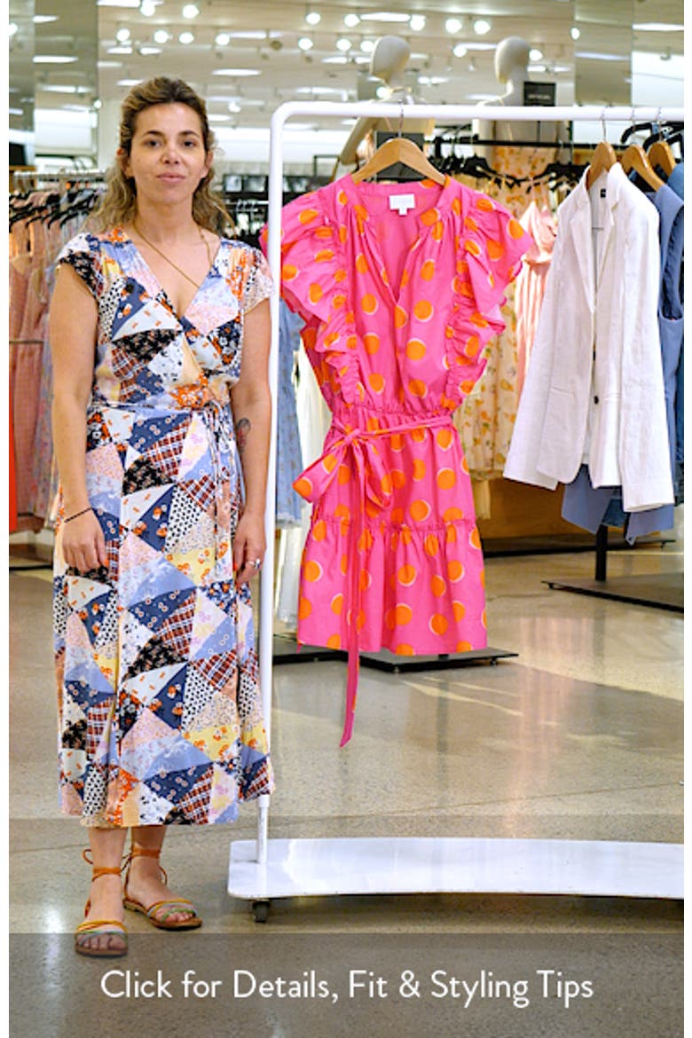 Rosy Print Ruffle Minidress video