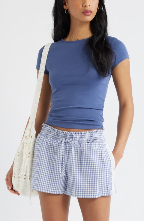 Stretch Cotton Blend Baby Tee