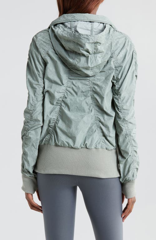 BLANC NOIR BLANC NOIR REGINA WATER REPELLENT RUCHED BOMBER JACKET