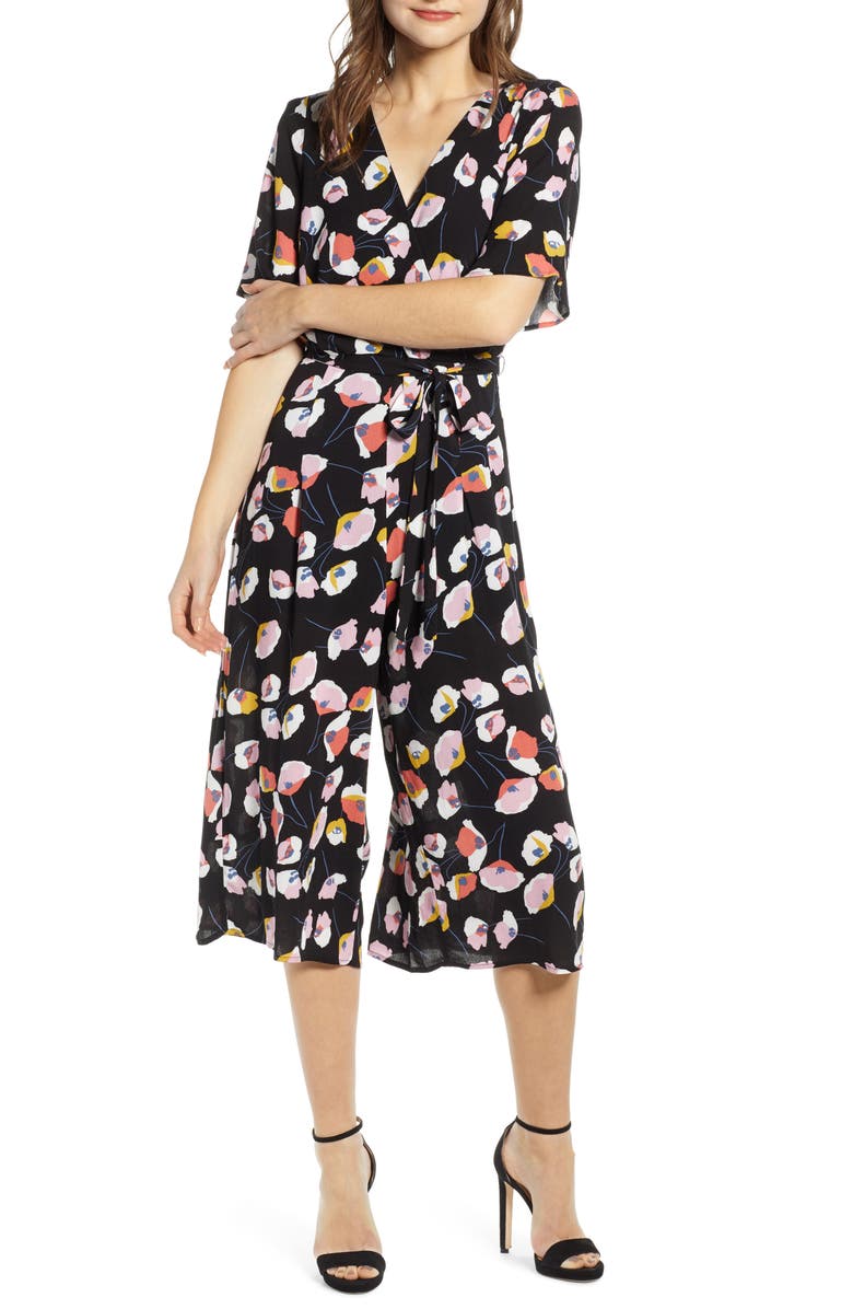 Row A Double V Jumpsuit, Main, color, 