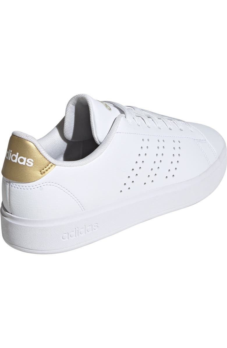 adidas Advantage 2.0 Sneaker, Alternate, color, White/ White/ Matte Gold