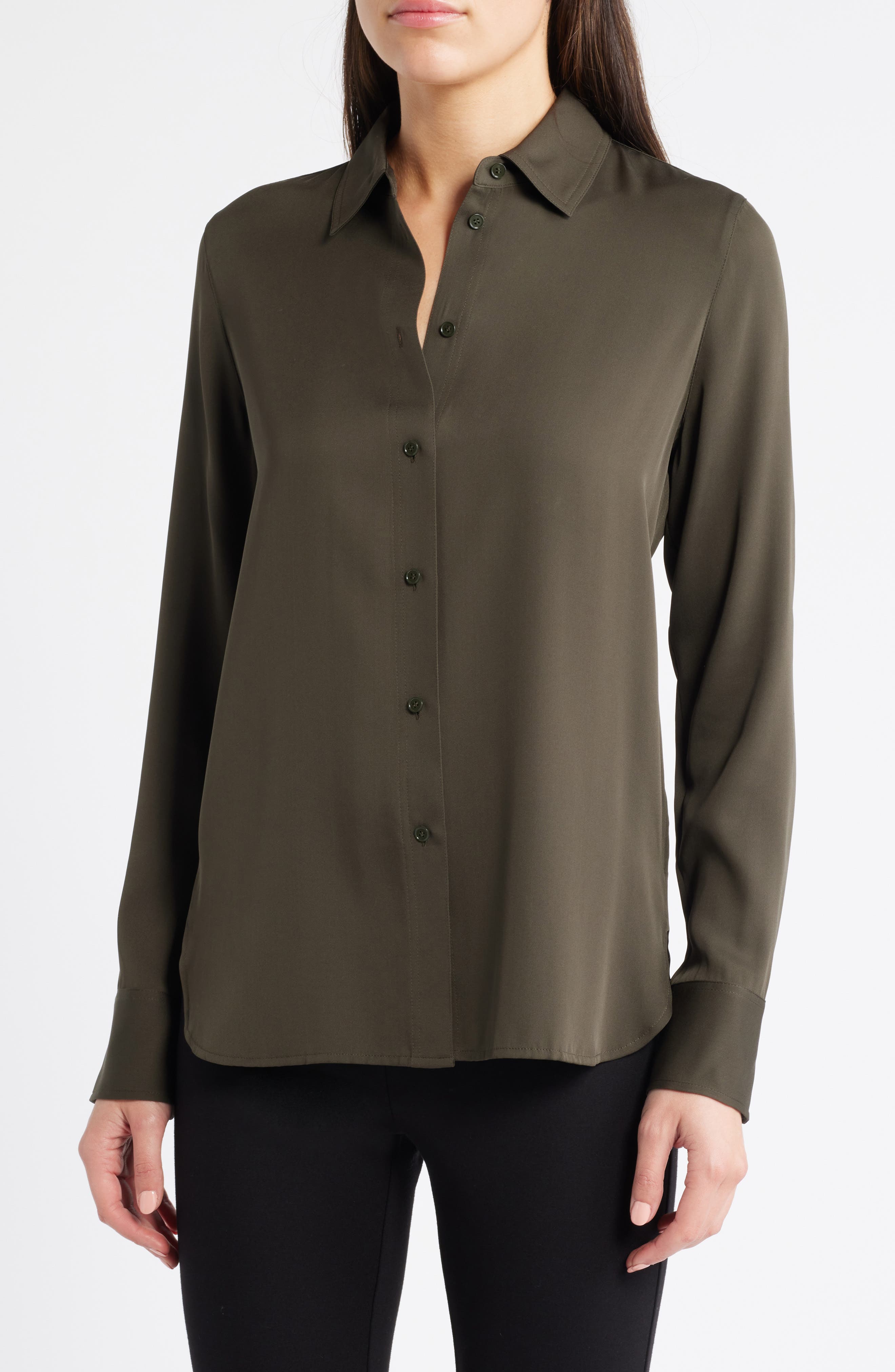 Stretch Silk Blouse