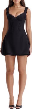 HOUSE OF CB Tilly Pintuck Minidress