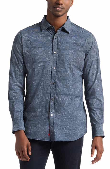 Robert Graham Doyer Knit Button-Up Shirt