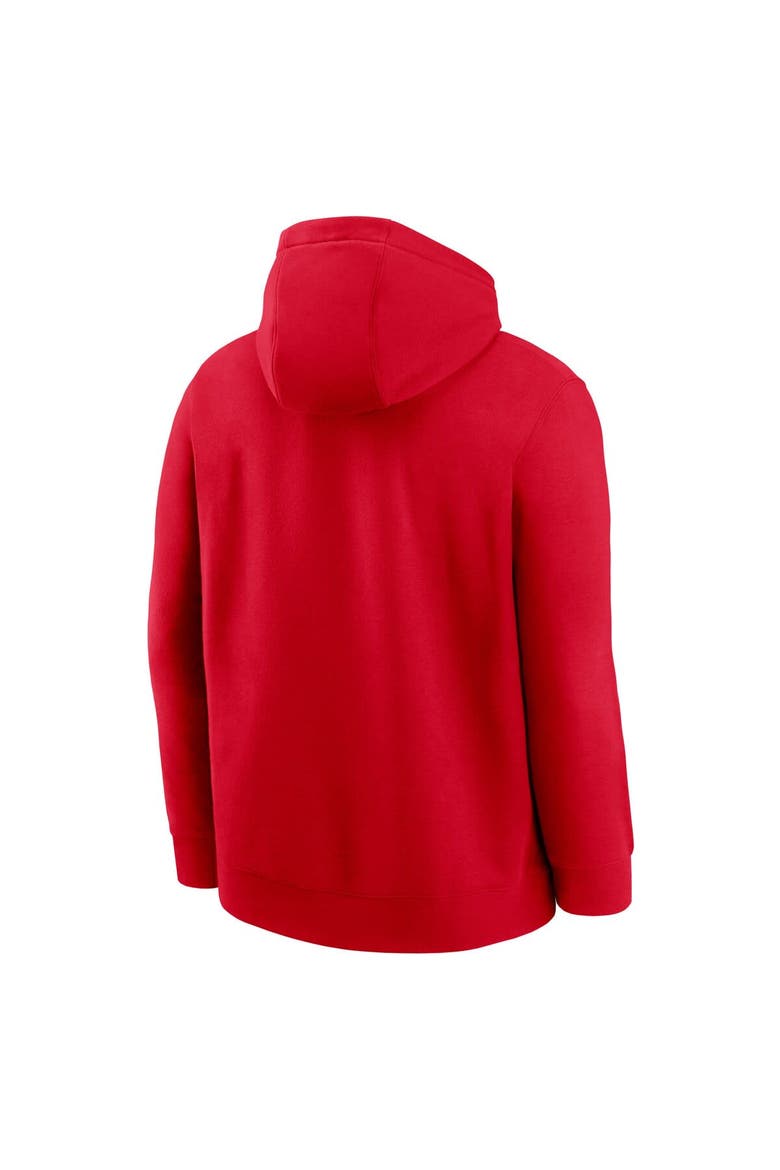Men's Nike Scarlet San Francisco 49ers Rewind Club Logo Pullover Hoodie, Alternate, color, Scarlet