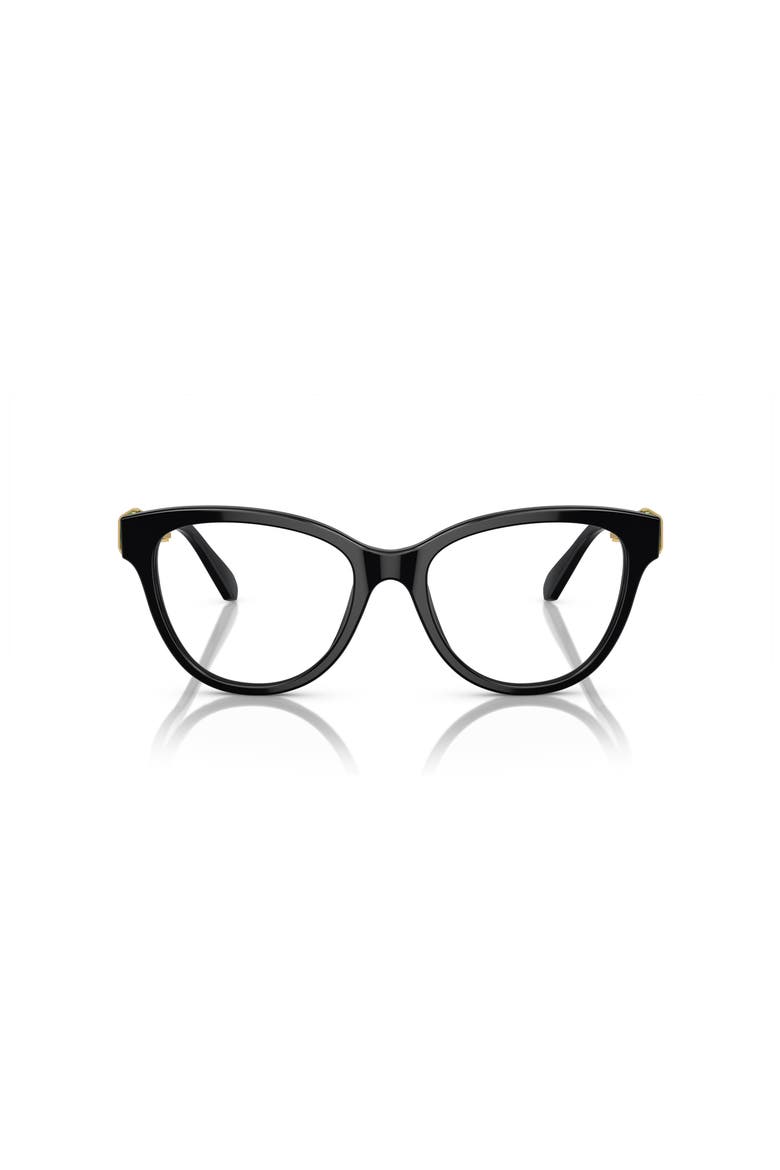 52mm Round optical glasses, Alternate, color, Black