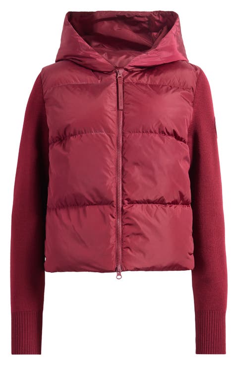 Hybridge Mixed Media 750 Fill Power Down Puffer Jacket