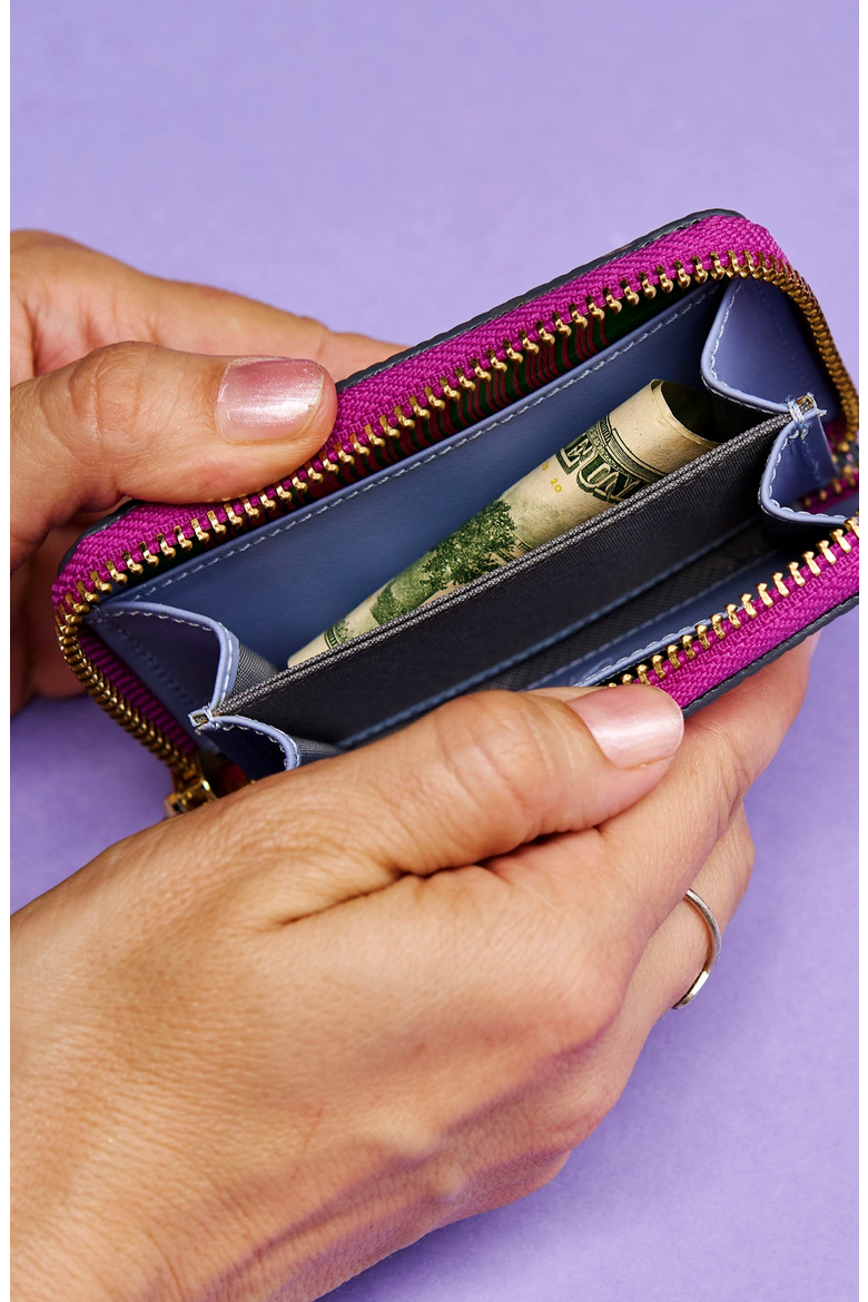 Ascot Coin and Card Case, Alternate, color, Magenta