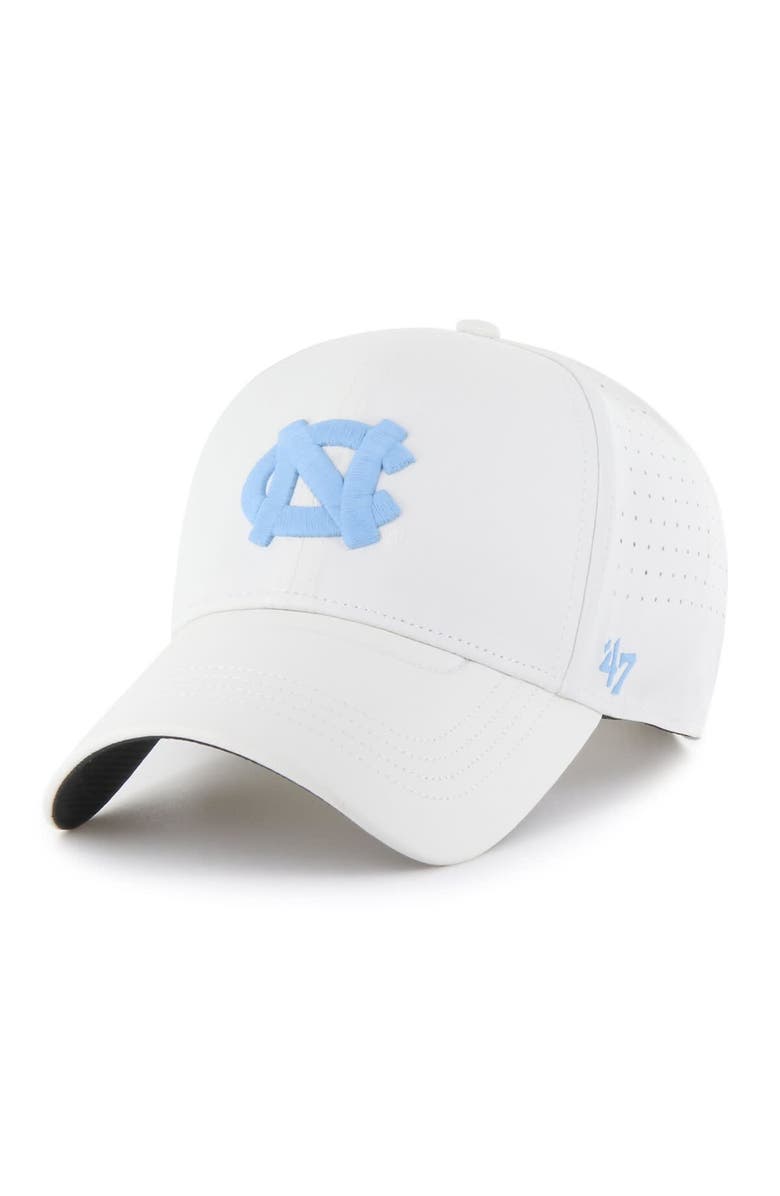 '47 Men's '47 White North Carolina Tar Heels Forward Vent MVP Adjustable Hat, Main, color, 