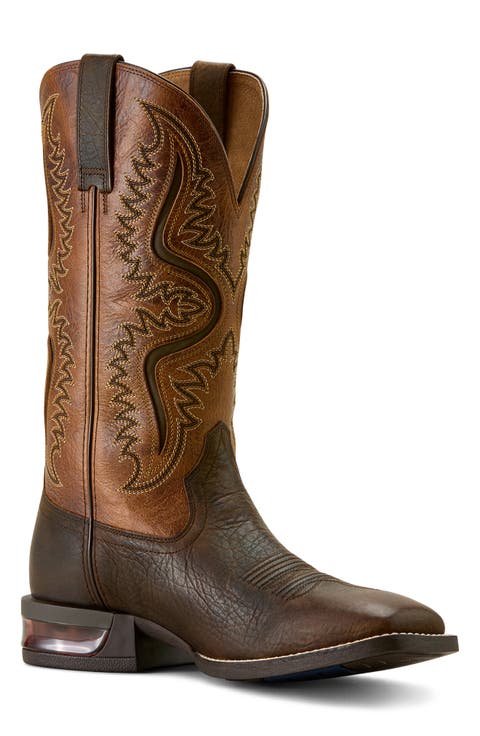 Captivate Wide Square Toe Cowboy Boot (Men)